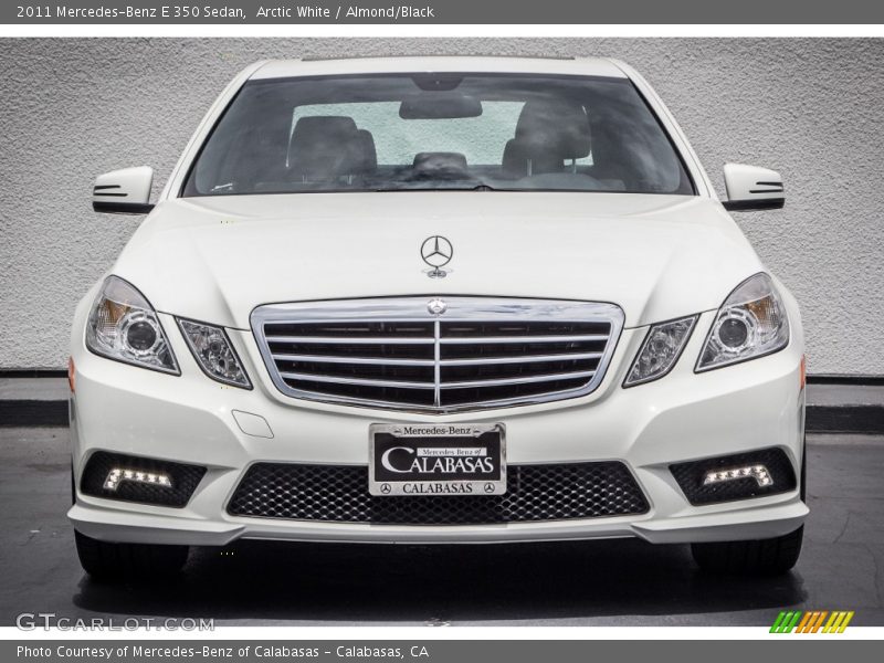 Arctic White / Almond/Black 2011 Mercedes-Benz E 350 Sedan
