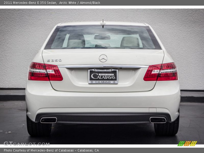 Arctic White / Almond/Black 2011 Mercedes-Benz E 350 Sedan