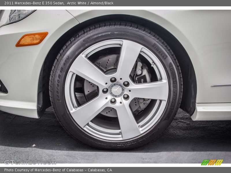 Arctic White / Almond/Black 2011 Mercedes-Benz E 350 Sedan