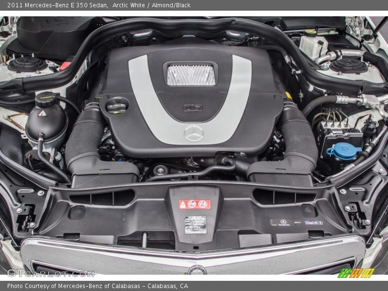 Arctic White / Almond/Black 2011 Mercedes-Benz E 350 Sedan