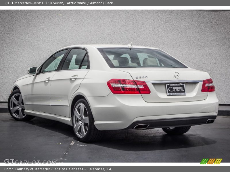 Arctic White / Almond/Black 2011 Mercedes-Benz E 350 Sedan