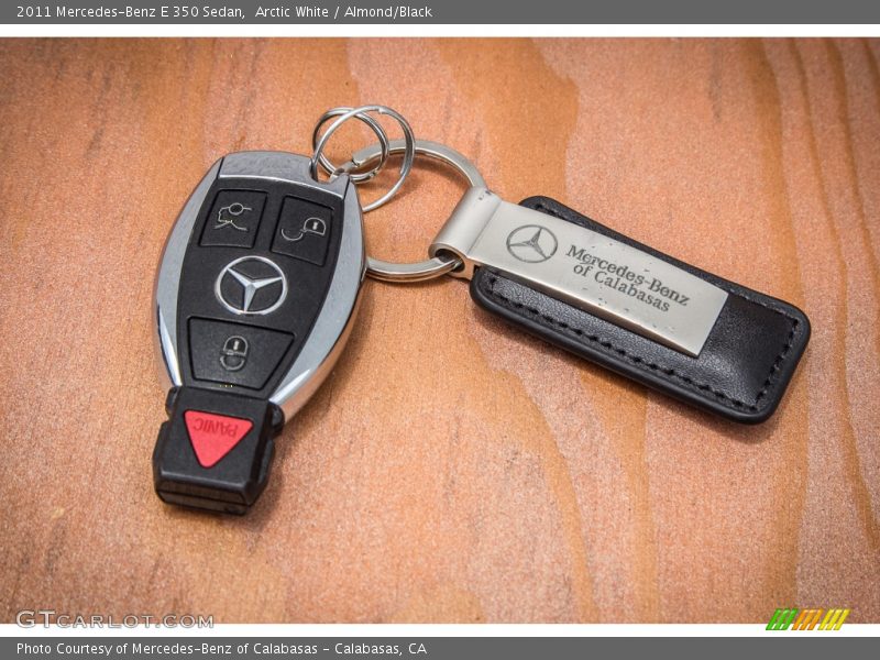 Arctic White / Almond/Black 2011 Mercedes-Benz E 350 Sedan