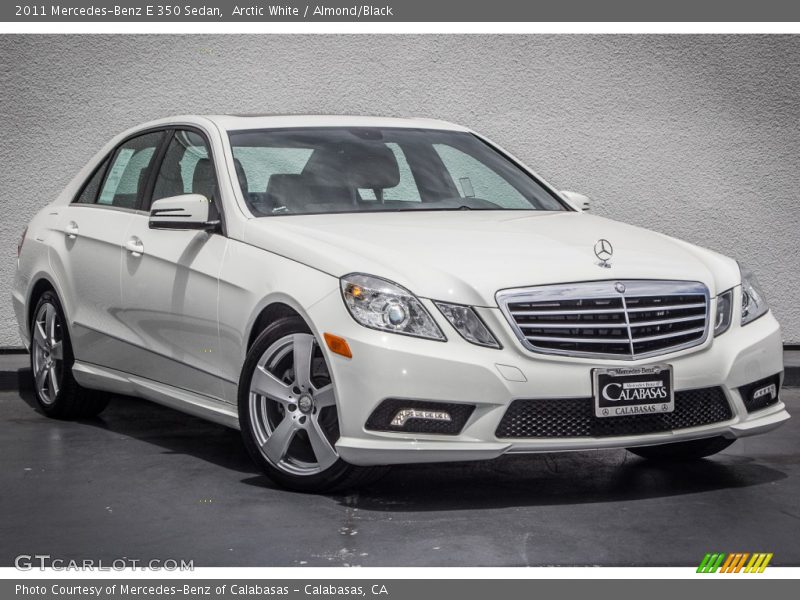 Arctic White / Almond/Black 2011 Mercedes-Benz E 350 Sedan
