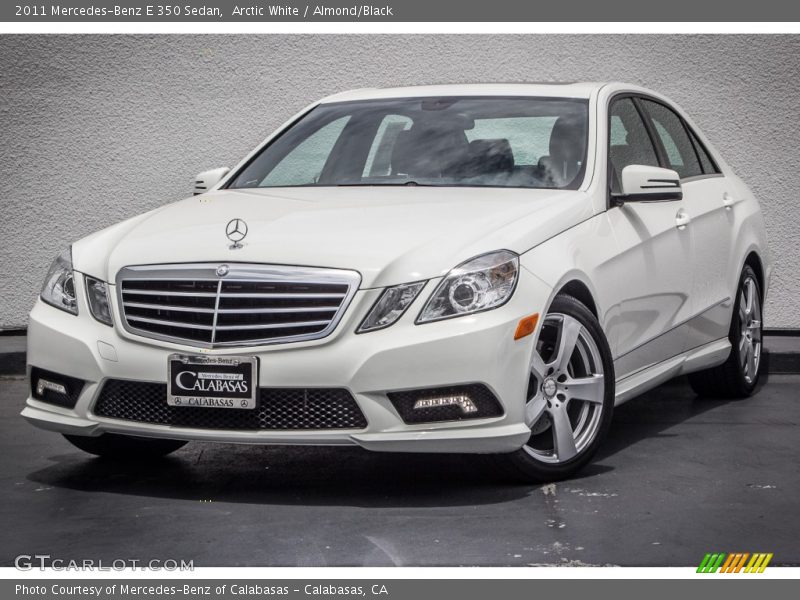 Arctic White / Almond/Black 2011 Mercedes-Benz E 350 Sedan