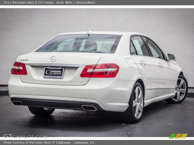 Arctic White / Almond/Black 2011 Mercedes-Benz E 350 Sedan