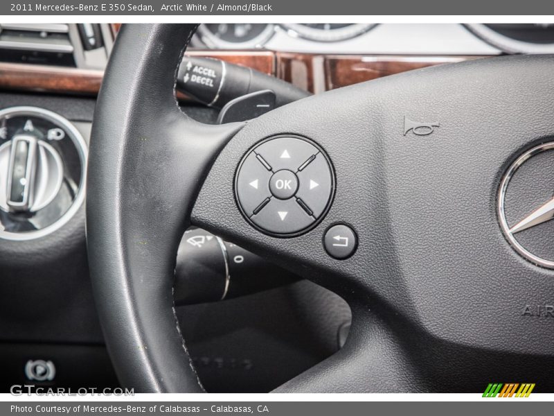 Arctic White / Almond/Black 2011 Mercedes-Benz E 350 Sedan