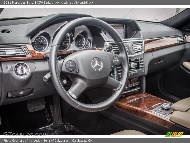 Arctic White / Almond/Black 2011 Mercedes-Benz E 350 Sedan