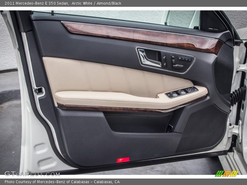 Arctic White / Almond/Black 2011 Mercedes-Benz E 350 Sedan
