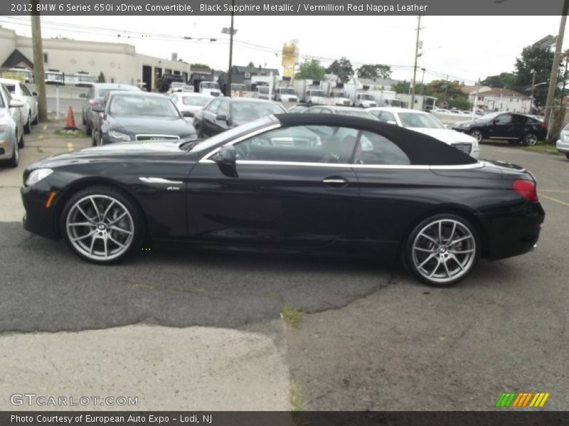 2012 6 Series 650i xDrive Convertible Black Sapphire Metallic