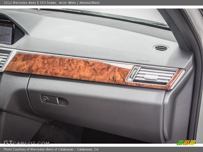 Arctic White / Almond/Black 2011 Mercedes-Benz E 350 Sedan