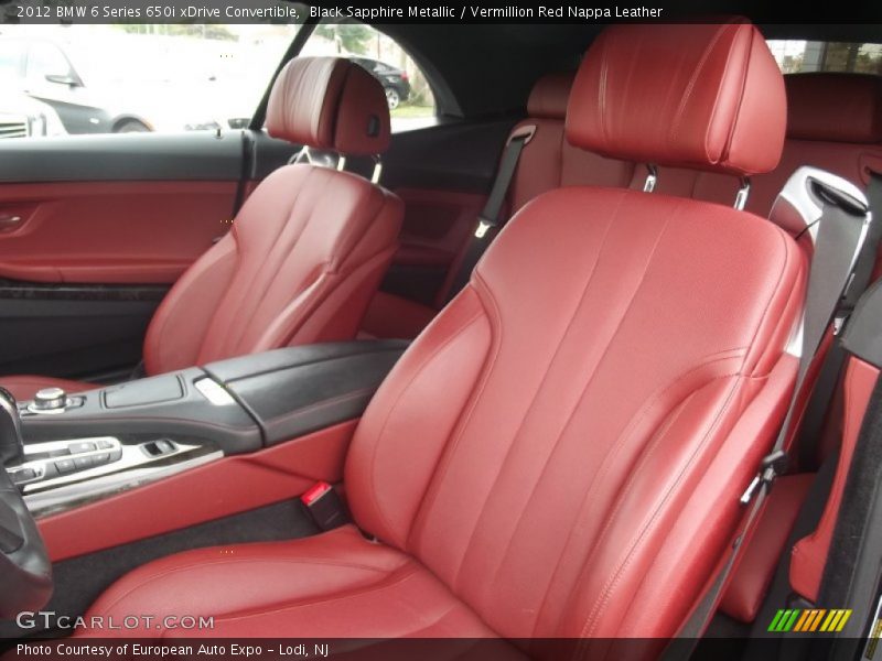 Front Seat of 2012 6 Series 650i xDrive Convertible