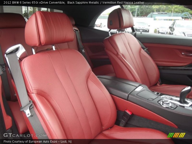 Front Seat of 2012 6 Series 650i xDrive Convertible