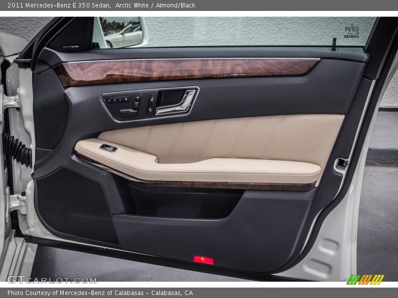 Arctic White / Almond/Black 2011 Mercedes-Benz E 350 Sedan