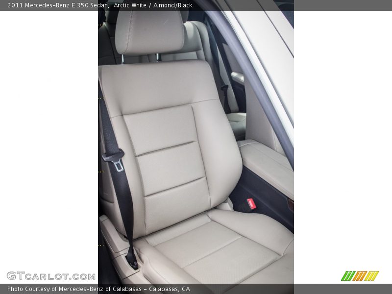 Arctic White / Almond/Black 2011 Mercedes-Benz E 350 Sedan