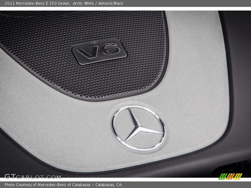 Arctic White / Almond/Black 2011 Mercedes-Benz E 350 Sedan
