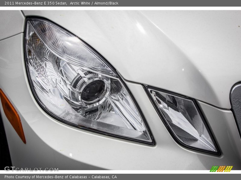 Arctic White / Almond/Black 2011 Mercedes-Benz E 350 Sedan