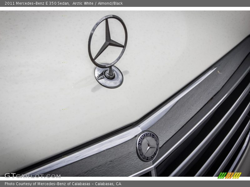 Arctic White / Almond/Black 2011 Mercedes-Benz E 350 Sedan