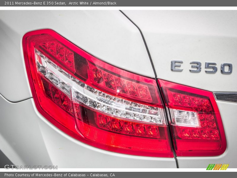 Arctic White / Almond/Black 2011 Mercedes-Benz E 350 Sedan