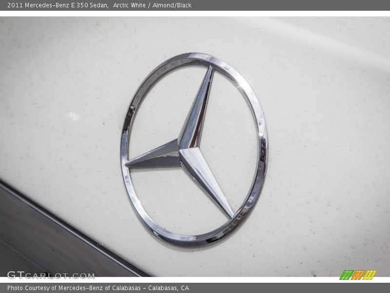 Arctic White / Almond/Black 2011 Mercedes-Benz E 350 Sedan