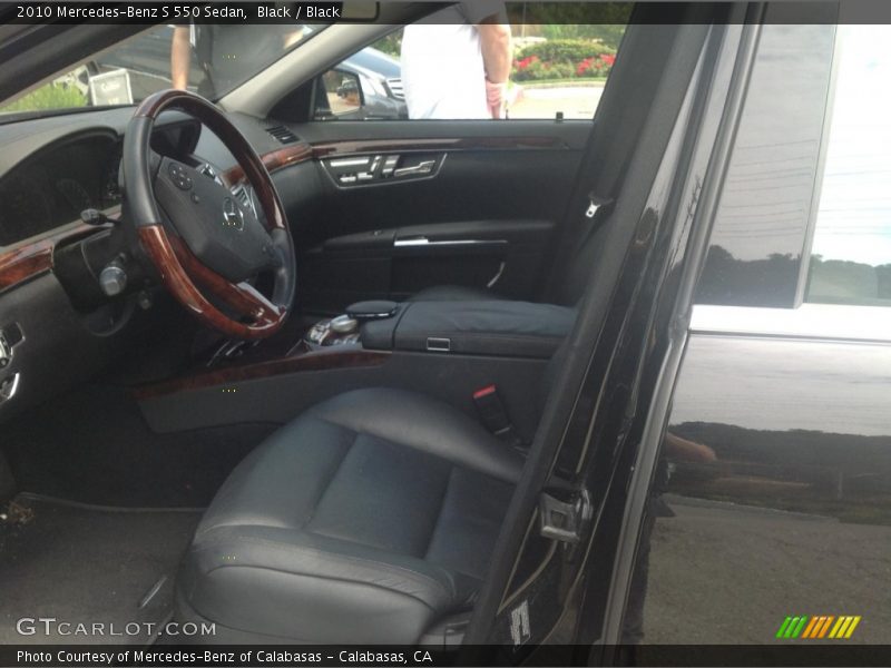 Black / Black 2010 Mercedes-Benz S 550 Sedan