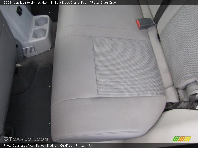 Brilliant Black Crystal Pearl / Pastel Slate Gray 2008 Jeep Liberty Limited 4x4
