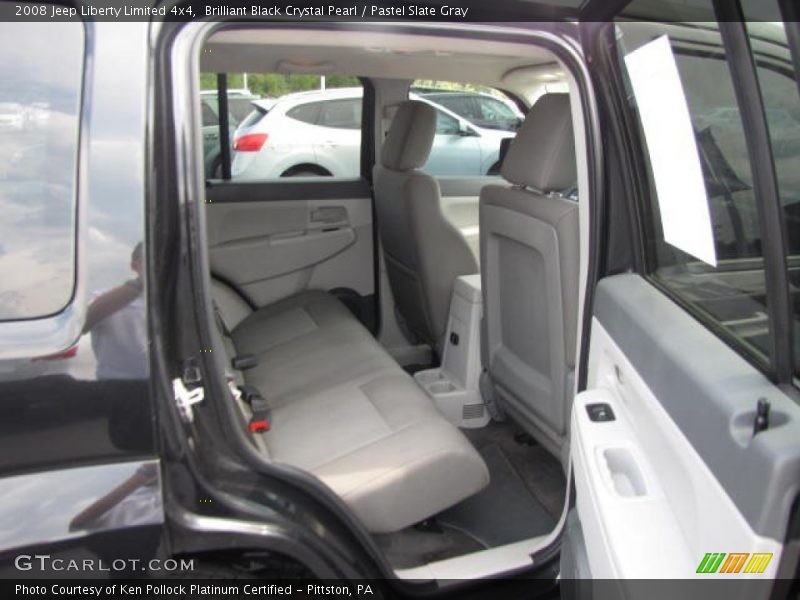 Brilliant Black Crystal Pearl / Pastel Slate Gray 2008 Jeep Liberty Limited 4x4