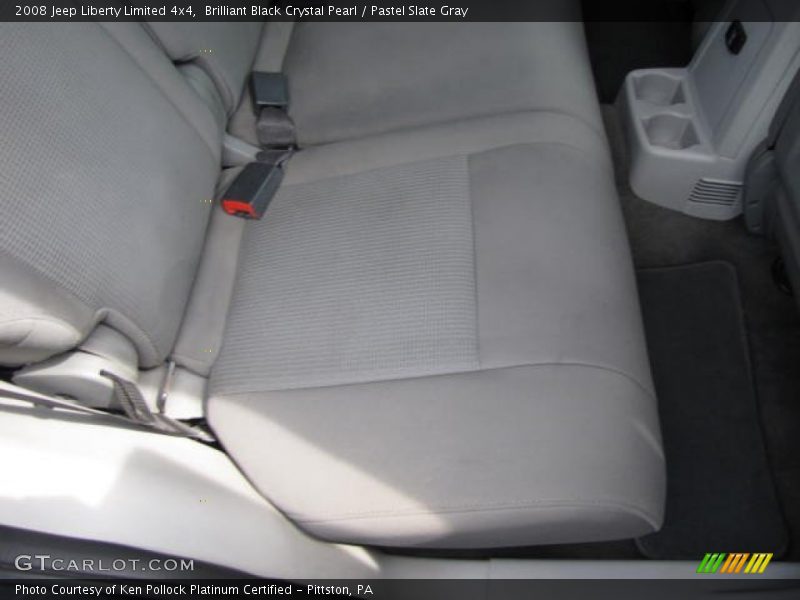 Brilliant Black Crystal Pearl / Pastel Slate Gray 2008 Jeep Liberty Limited 4x4