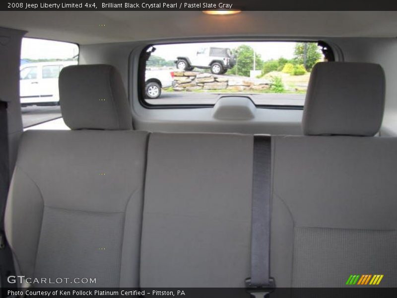 Brilliant Black Crystal Pearl / Pastel Slate Gray 2008 Jeep Liberty Limited 4x4