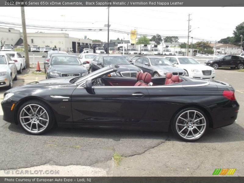  2012 6 Series 650i xDrive Convertible Black Sapphire Metallic