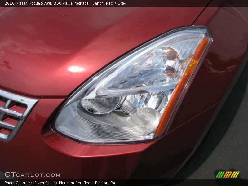 Venom Red / Gray 2010 Nissan Rogue S AWD 360 Value Package