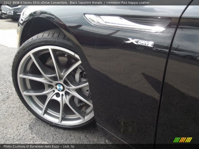  2012 6 Series 650i xDrive Convertible Wheel