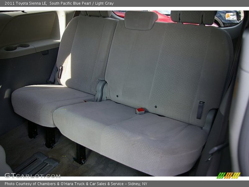 South Pacific Blue Pearl / Light Gray 2011 Toyota Sienna LE