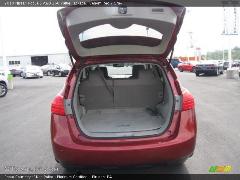 Venom Red / Gray 2010 Nissan Rogue S AWD 360 Value Package