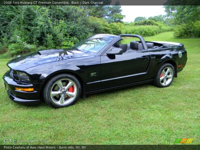 Black / Dark Charcoal 2008 Ford Mustang GT Premium Convertible
