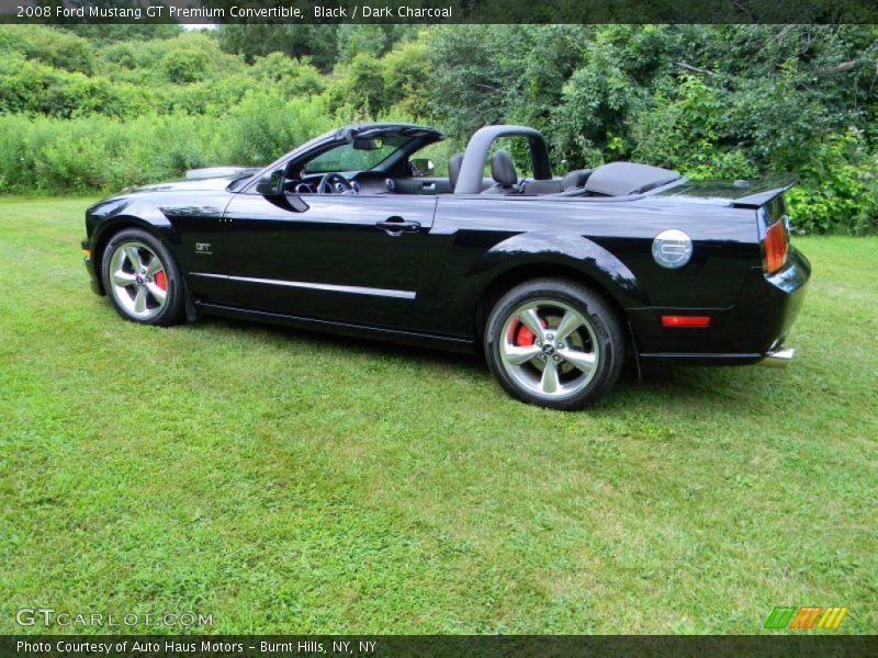 Black / Dark Charcoal 2008 Ford Mustang GT Premium Convertible