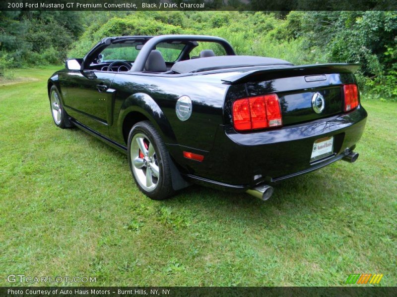 Black / Dark Charcoal 2008 Ford Mustang GT Premium Convertible