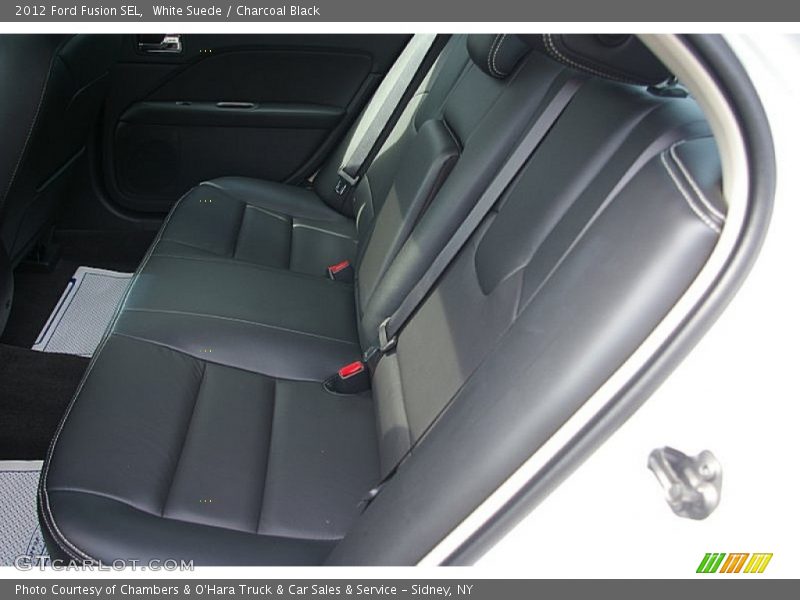 White Suede / Charcoal Black 2012 Ford Fusion SEL