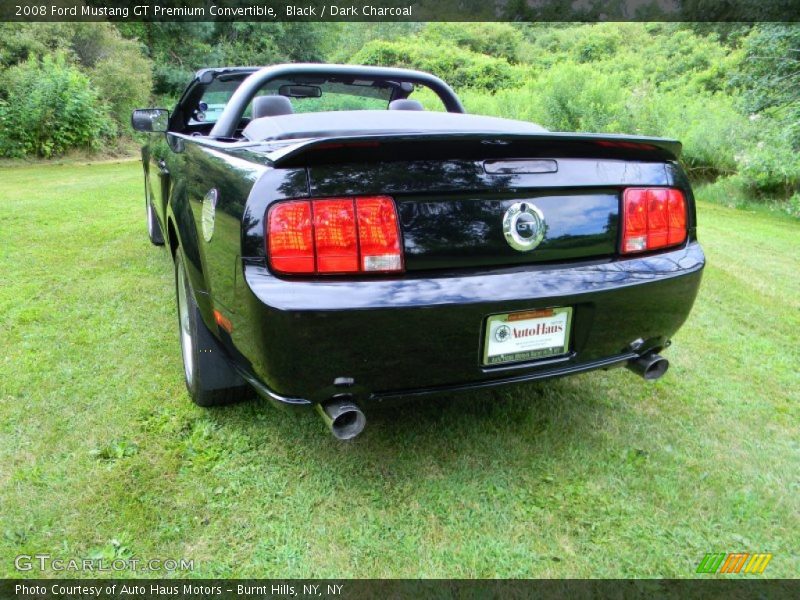 Black / Dark Charcoal 2008 Ford Mustang GT Premium Convertible