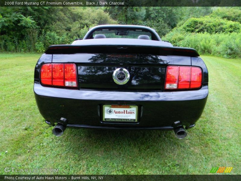 Black / Dark Charcoal 2008 Ford Mustang GT Premium Convertible