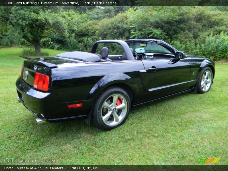 Black / Dark Charcoal 2008 Ford Mustang GT Premium Convertible