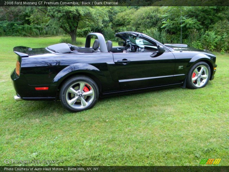 Black / Dark Charcoal 2008 Ford Mustang GT Premium Convertible