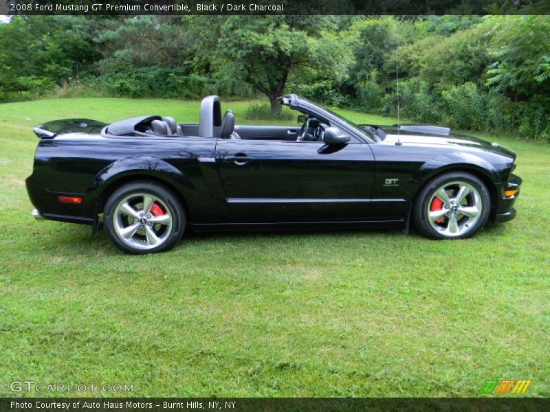 Black / Dark Charcoal 2008 Ford Mustang GT Premium Convertible