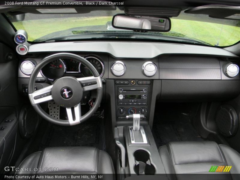 Black / Dark Charcoal 2008 Ford Mustang GT Premium Convertible