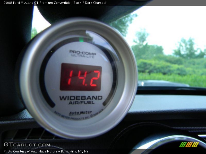 Black / Dark Charcoal 2008 Ford Mustang GT Premium Convertible