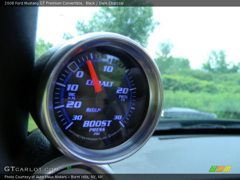 Black / Dark Charcoal 2008 Ford Mustang GT Premium Convertible