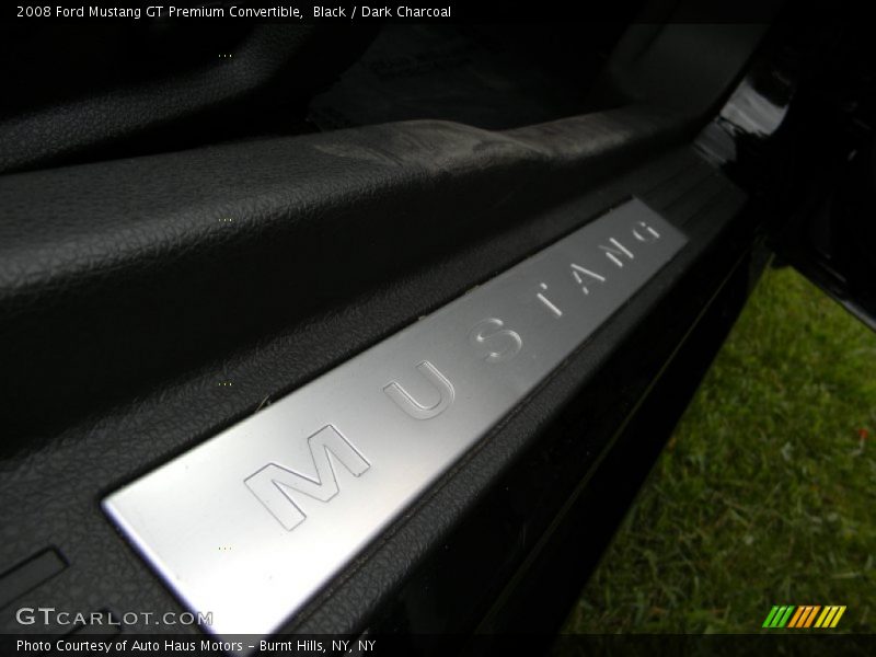 Black / Dark Charcoal 2008 Ford Mustang GT Premium Convertible