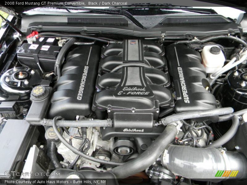 Black / Dark Charcoal 2008 Ford Mustang GT Premium Convertible