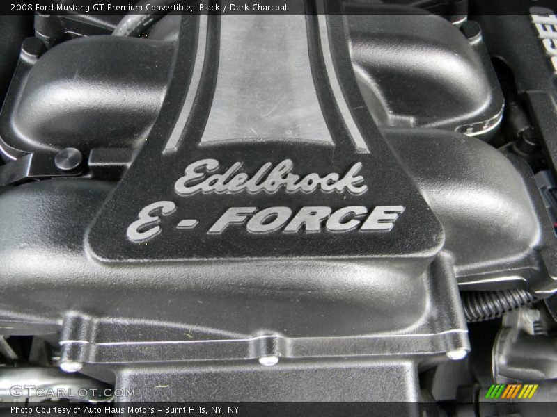 Black / Dark Charcoal 2008 Ford Mustang GT Premium Convertible