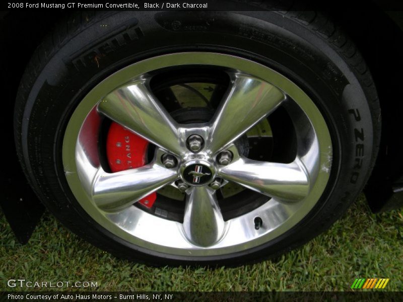 Black / Dark Charcoal 2008 Ford Mustang GT Premium Convertible