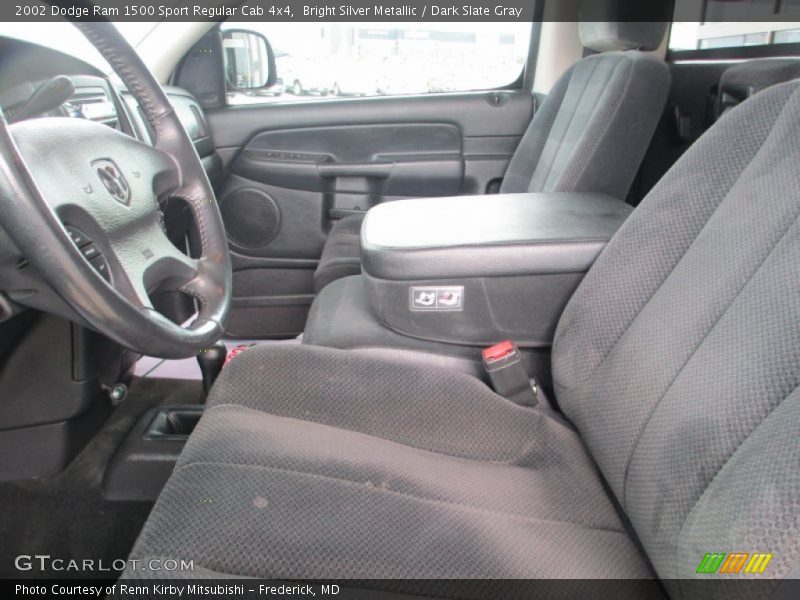 Bright Silver Metallic / Dark Slate Gray 2002 Dodge Ram 1500 Sport Regular Cab 4x4